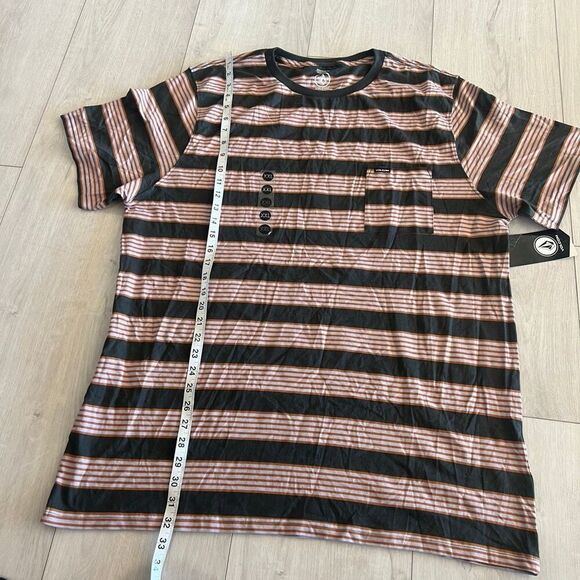 Volcom men’s striped shirt size XXL - Picture 2 of 6